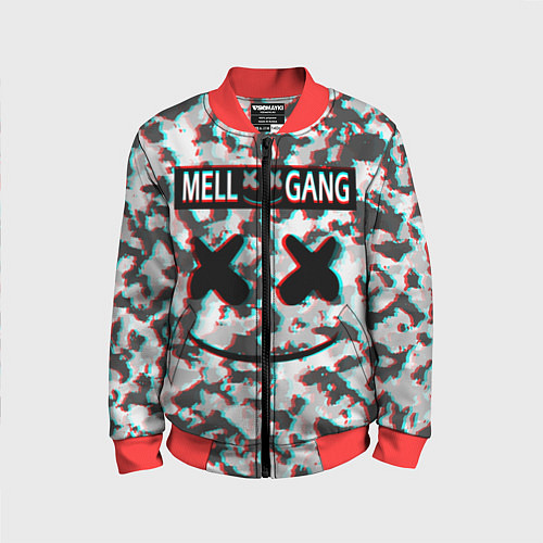 Детский бомбер Mell x Gang / 3D-Красный – фото 1