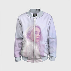 Детский бомбер Billie Eilish: Light Pink