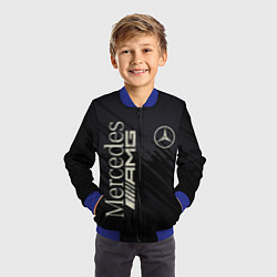 Бомбер детский Mercedes AMG: Black Edition, цвет: 3D-синий — фото 2
