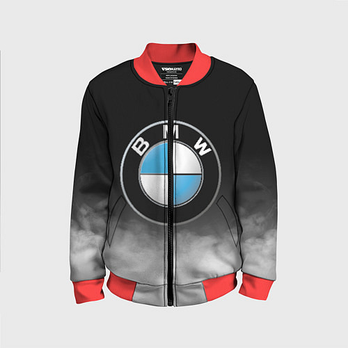 Детский бомбер BMW / 3D-Красный – фото 1