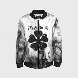 Бомбер детский ЧЁРНЫЙ КЛЕВЕР, цвет: 3D-черный