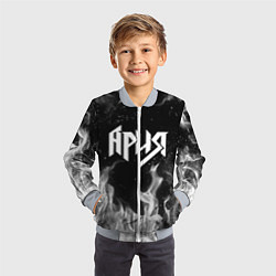 Бомбер детский АРИЯ, цвет: 3D-серый — фото 2