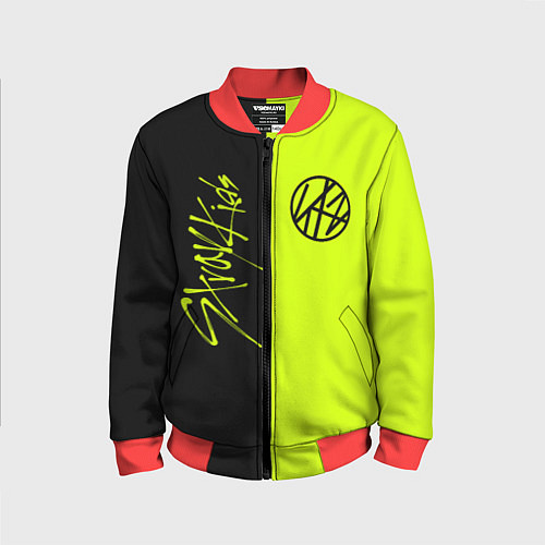 Детский бомбер Stray Kids / 3D-Красный – фото 1