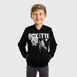 Бомбер детский Roxette, цвет: 3D-черный — фото 2