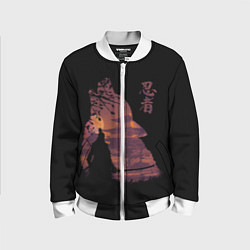 Бомбер детский Sekiro: Shadows Die Twice, цвет: 3D-белый