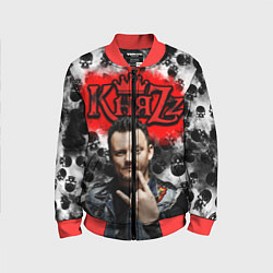 Бомбер детский Князь, цвет: 3D-красный