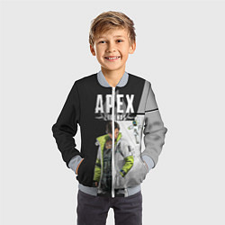 Бомбер детский Apex Legends, цвет: 3D-серый — фото 2