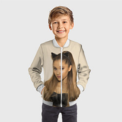 Бомбер детский Ariana Grande Ариана Гранде, цвет: 3D-белый — фото 2
