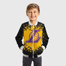 Бомбер детский Kobe Bryant, цвет: 3D-белый — фото 2