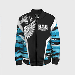 Бомбер детский Камуфляж ВДВ, цвет: 3D-черный