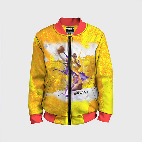 Детский бомбер Kobe Bryant / 3D-Красный – фото 1