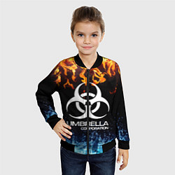 Бомбер детский UMBRELLA CORPORATION, цвет: 3D-черный — фото 2