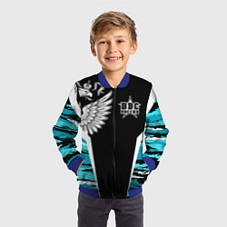 Бомбер детский ВВС России Камуфляж, цвет: 3D-синий — фото 2