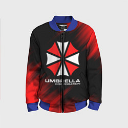 Бомбер детский Umbrella Corporation, цвет: 3D-синий