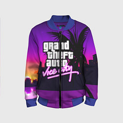 Бомбер детский GTA:VICE CITY, цвет: 3D-синий