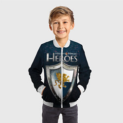Бомбер детский Heroes of Might and Magic, цвет: 3D-белый — фото 2
