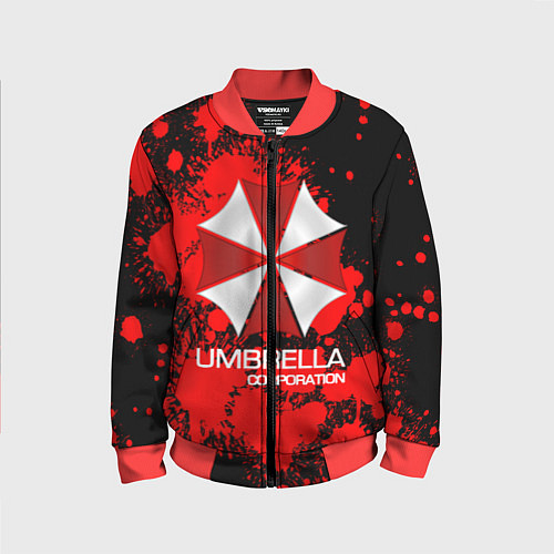 Детский бомбер UMBRELLA CORP / 3D-Красный – фото 1