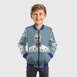 Бомбер детский EMINEM, цвет: 3D-синий — фото 2