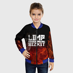 Бомбер детский LIMP BIZKIT, цвет: 3D-синий — фото 2