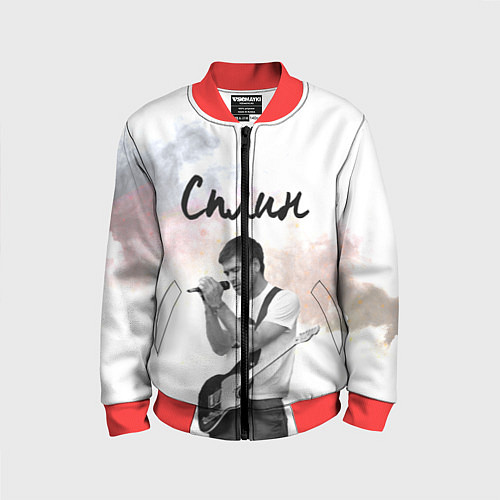 Детский бомбер Сплин / 3D-Красный – фото 1