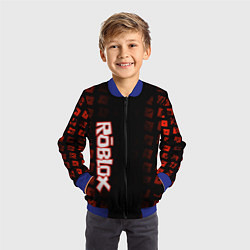 Бомбер детский Roblox, цвет: 3D-синий — фото 2