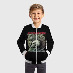 Бомбер детский The Exploited, цвет: 3D-белый — фото 2
