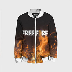 Бомбер детский FREE FIRE, цвет: 3D-белый