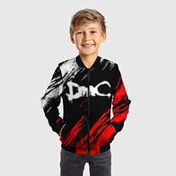 Бомбер детский DEVIL MAY CRY DMC, цвет: 3D-черный — фото 2