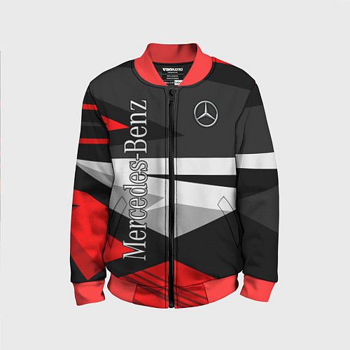 Детский бомбер Mercedes-Benz / 3D-Красный – фото 1