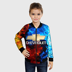 Бомбер детский CHEVROLET, цвет: 3D-черный — фото 2