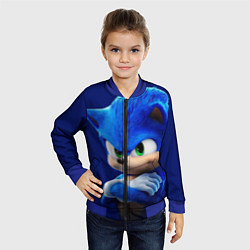 Бомбер детский SONIC, цвет: 3D-синий — фото 2