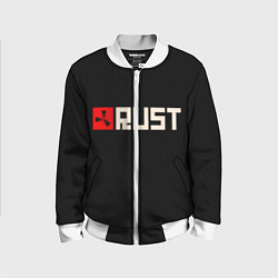 Бомбер детский RUST, цвет: 3D-белый