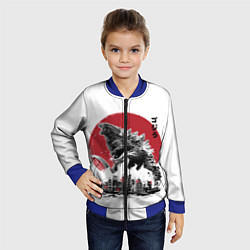 Бомбер детский GODZILLA, цвет: 3D-синий — фото 2