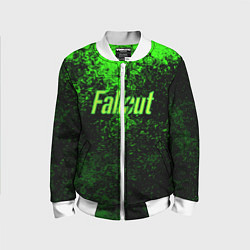 Бомбер детский FALLOUT, цвет: 3D-белый