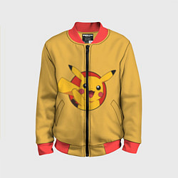Бомбер детский Pikachu, цвет: 3D-красный