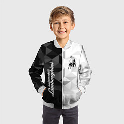 Бомбер детский Lamborghini, цвет: 3D-белый — фото 2