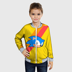 Бомбер детский SONIC, цвет: 3D-серый — фото 2
