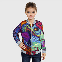Бомбер детский HYPERBEAST, цвет: 3D-серый — фото 2