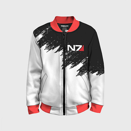 Детский бомбер MASS EFFECT N7 / 3D-Красный – фото 1