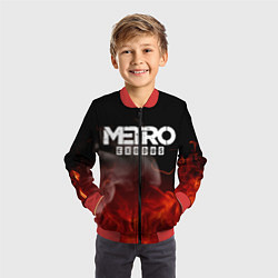 Бомбер детский METRO EXODUS, цвет: 3D-красный — фото 2
