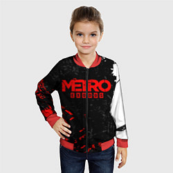 Бомбер детский METRO EXODUS, цвет: 3D-красный — фото 2