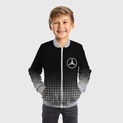 Бомбер детский Mercedes-Benz, цвет: 3D-серый — фото 2