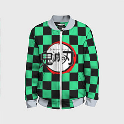 Бомбер детский KIMETSU NO YAIBA, цвет: 3D-серый