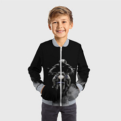 Бомбер детский МОТОЦИКЛЫ, цвет: 3D-серый — фото 2
