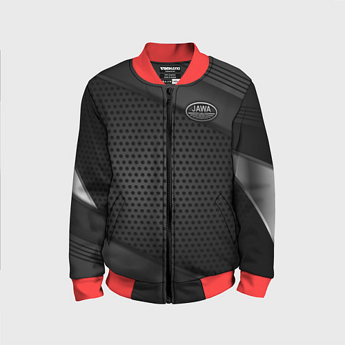 Детский бомбер JAWA / 3D-Красный – фото 1