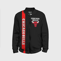 Бомбер детский CHICAGO BULLS, цвет: 3D-черный