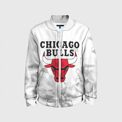 Бомбер детский CHICAGO BULLS, цвет: 3D-белый