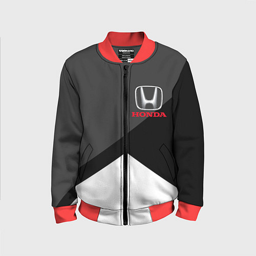 Детский бомбер HONDA / 3D-Красный – фото 1
