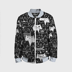 Детский бомбер КОТЫ BLACK