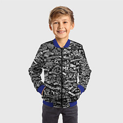 Бомбер детский Top Hip Hop, цвет: 3D-синий — фото 2